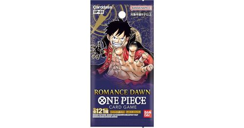 קלפי וואן פיס חבילת בוסטר יפני רומנס דואן  One Piece Trading Card Game Romance Dawn Booster Pack OP-01 [JAPANESE, 9 Cards]