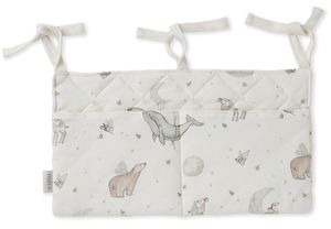 ארגונית למיטת תינוק או עריסה עם 2 תאים - ליל כוכבים