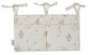 ארגונית למיטת תינוק או עריסה עם 2 תאים - מסיבת תה