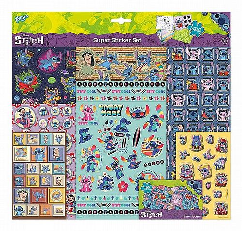סטיץ' - סט מדבקות ענק