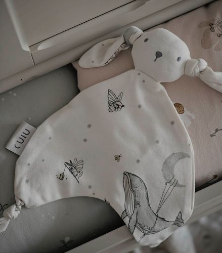 שמיכי ארנב לתינוק 100% כותנה - לילי כוכבים