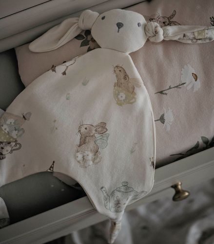 שמיכי ארנב לתינוק 100% כותנה - מסיבת תה