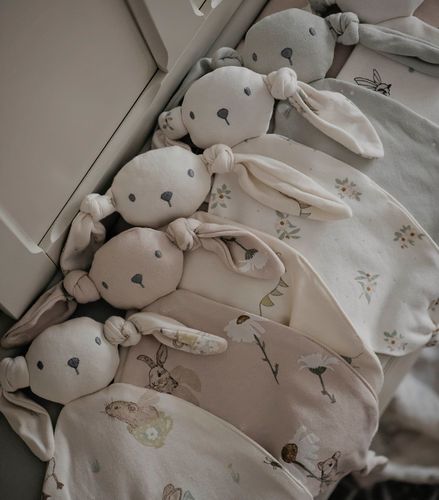 שמיכי ארנב לתינוק 100% כותנה - פריחת הכלנית