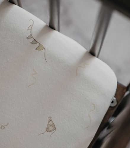 סדין מעוצב לעריסת תינוק 100% כותנה - האפי