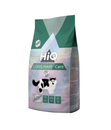 HIQ מזון לחתולים עם פרווה ארוכה 1.8 ק