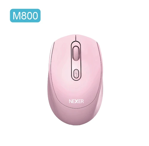 עכבר בלוטוס בצבע ורוד NEXER M800