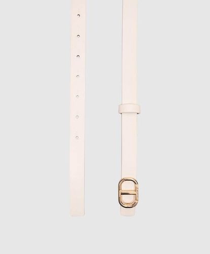 Thin reversible leather belt