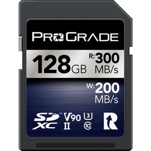 כרטיס זיכרון ProGrade 128GB SDXC UHS-II V90 Iridium