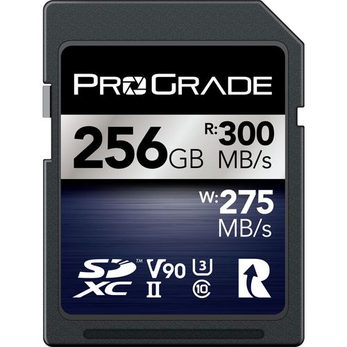 כרטיס זיכרון ProGrade 256GB SDXC UHS-II V90 Iridium