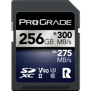 כרטיס זיכרון ProGrade 256GB SDXC UHS-II V90 Iridium