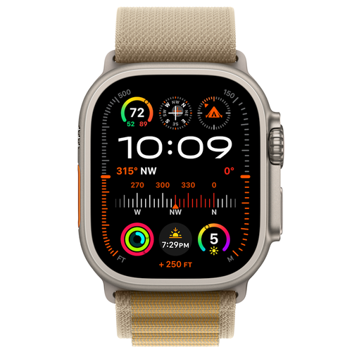 שעון חכם Apple Watch Ultra 2 49mm GPS+Cellular Titanium