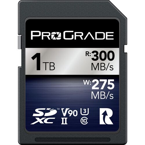 כרטיס זיכרון ProGrade 1TB SDXC UHS-II V90 Iridium