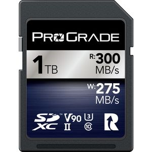 כרטיס זיכרון ProGrade 1TB SDXC UHS-II V90 Iridium