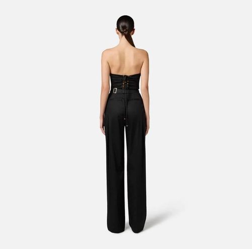 ELISABETTA FRANCHI JUMPSUIT - BLACK