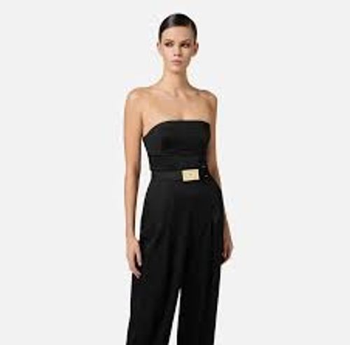 ELISABETTA FRANCHI JUMPSUIT - BLACK