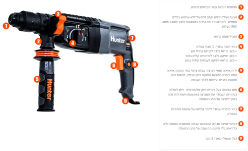 פטישון חשמלי מקצועי 26 מ