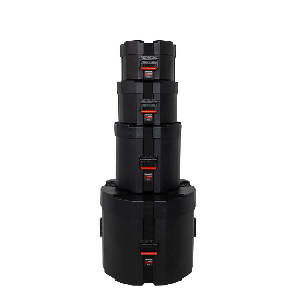 סט ארגזים קשיחים לתופים GATOR GPCJZFUSIONPACK Gator Grooves Roto molded case