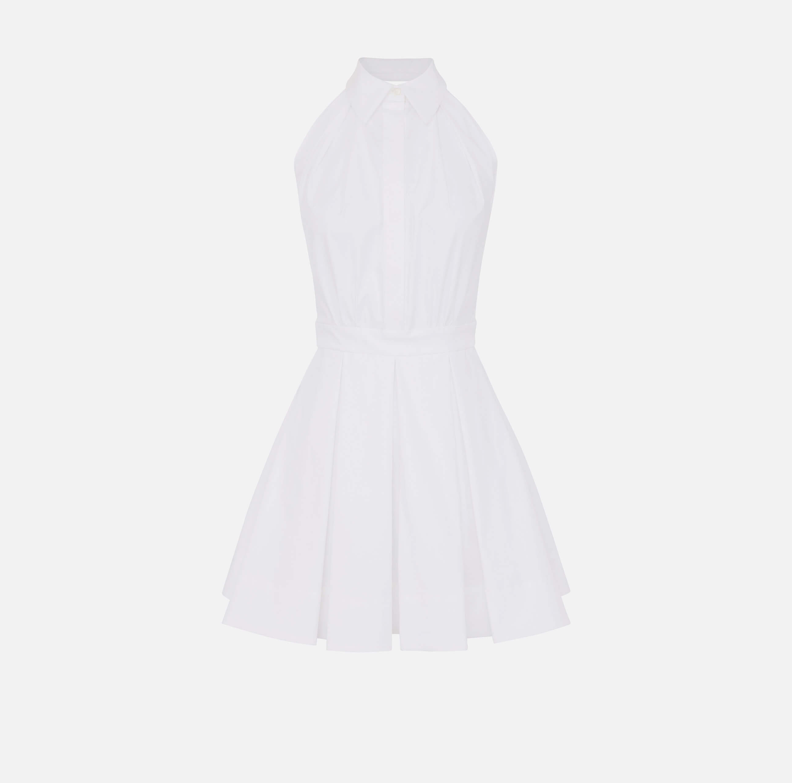 Cotton gabardine dress
