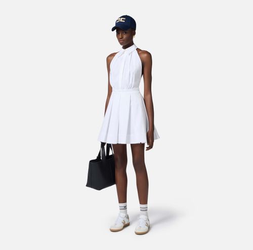 Cotton gabardine dress