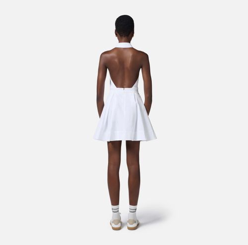 Cotton gabardine dress