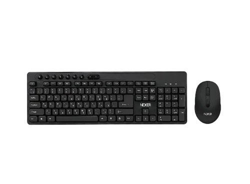 סט מקלדת ועכבר אלחוטי עברית/אנגלית NEXER KB900 