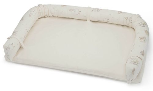 משטח החתלה 100% כותנה עם מגן ראש לשידת החתלה - האפי