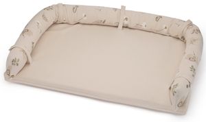 משטח החתלה 100% כותנה עם מגן ראש לשידת החתלה - גינת בר