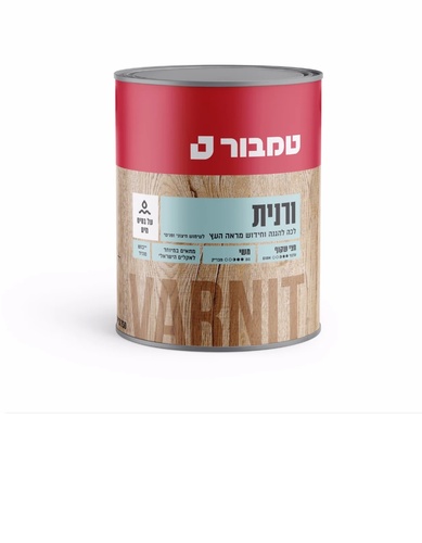 ורנית לעץ מים אגוז 534 0.75 ליטר מבית טמבור