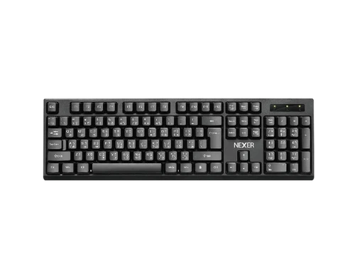 מקלדת חוטית עברית/ אנגלית - NEXER KB600 