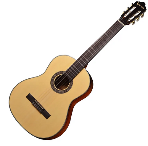גיטרה קלאסית HC-250/N בצבע טבעי SILVER Series + תיק מרופד מבית CRAFTER