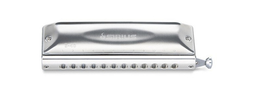 מפוחית כרומאטית מקצועית 12 נקבים מסדרת Serius מבית Suzuki 
