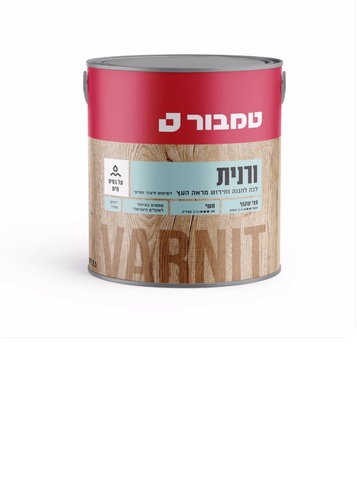 ורנית לעץ מים טיק בהיר 536 2.5 ליטר מבית טמבור