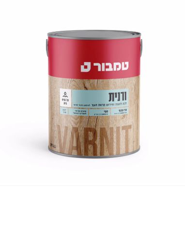 ורנית לעץ מים מהגוני 533 4.5 ליטר מבית טמבור