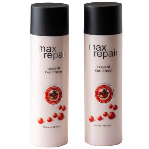 זוג קרם לחות בונה תלתלים MAX REPAIR מקס ריפר 500 מ