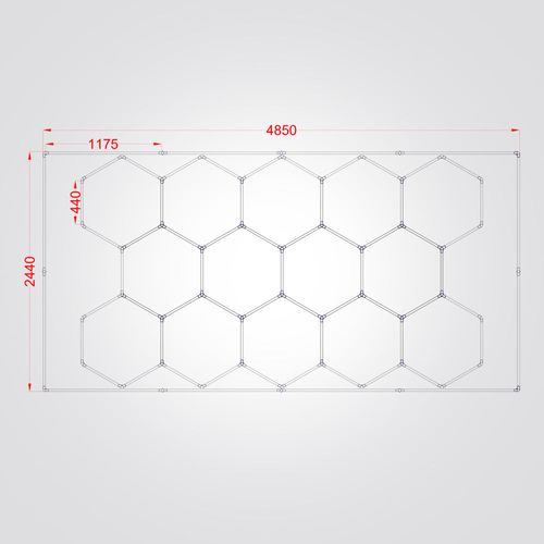 מערכת סדנה מודולרית 220V|6500K|538W