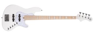גיטרה בס אקטיבית + ארגז CORT NJS4 WHT w/case