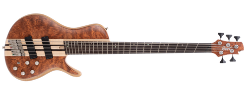 גיטרה בס 5 מיתרים +ארגז CORT A5 Beyond OPBN Single Cut Multi-Scale