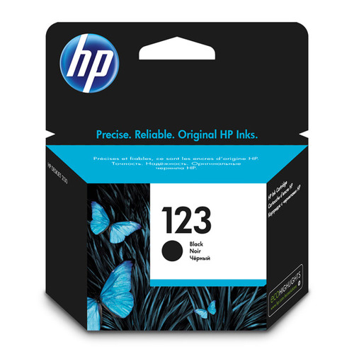 HP 123 Black Ink Cartridge 