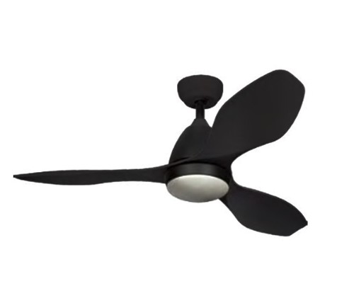 מאוורר תקרה דקורטיבי 48 ''שחור  כולל שלט ותאורת לד 40W ARROW 600302-008