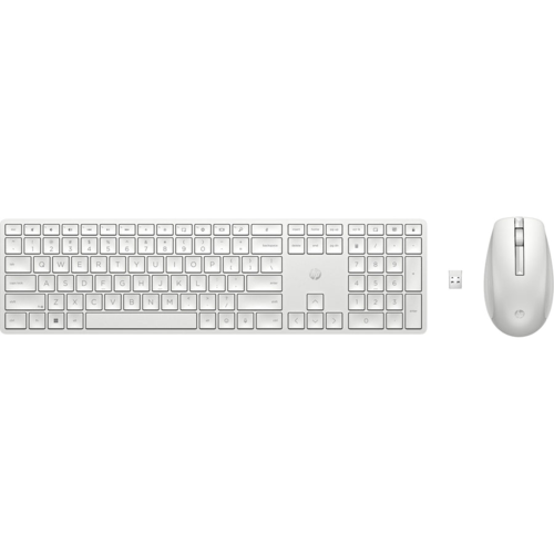 סט מקלדת ועכבר HP 650 WLS KB/MSE Combo WHT