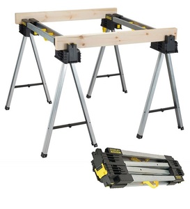 סוס עבודה משולב מתכת עומס עד 900 ק"ג (זוג) STANLEY