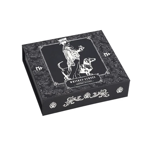מארז אבני קרח לוויסקי + מלקחיים Whiskey Stones