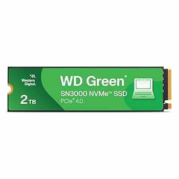 דיסק 5000MB PCI4 WD 2TB NVME SN3000 GREEN