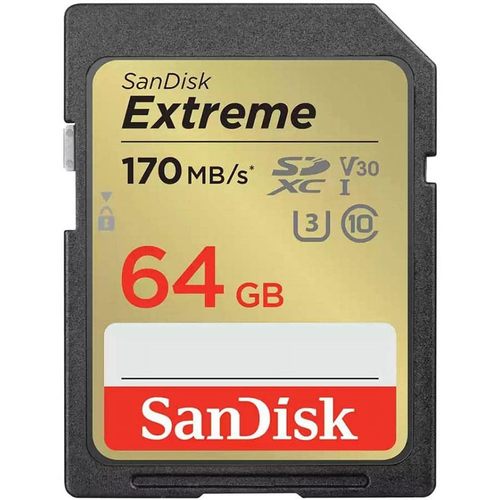 כרטיס זכרון MICRO SD 64GB EXTREME SANDISK