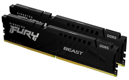 זכרון 16GB 5600 DDR5 CL40 FURY BLACK KINGSTON RGB