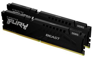 זכרון 16GB 5600 DDR5 CL40 FURY BLACK KINGSTON RGB