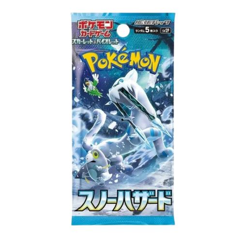 קלפי פוקימון חבילת בוסטר קןריאני סנו האזרד Official Pokemon Snow Hazard Korean Booster Pack (5 Cards Per Pack)