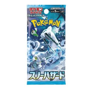 קלפי פוקימון חבילת בוסטר קןריאני סנו האזרד Official Pokemon Snow Hazard Korean Booster Pack (5 Cards Per Pack)