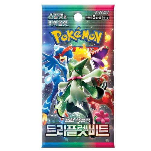 קלפי פוקימון חבילת בוסטר קוריאני טריפל ביט Pokémon Triple Beat Korean Booster