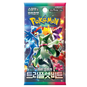 קלפי פוקימון חבילת בוסטר קוריאני טריפל ביט Pokémon Triple Beat Korean Booster